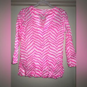Lilly Pulitzer XS Womens Top 3/4” Sleeve‎